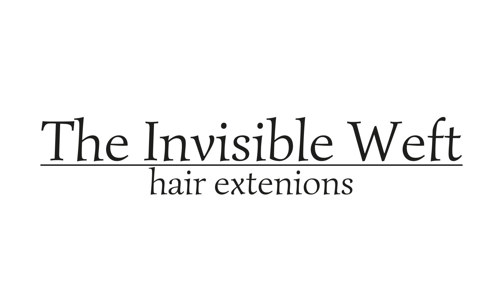 The Invisible Weft